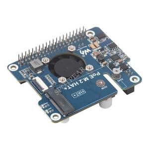 Chipboard Raspberry Pi 5 Poe Hat, supporta Pcie to M.2 adattatore con funzione Poe e protocollo Nvme M.2 allo stato solido Drive - Product Image 2