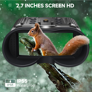 Yetişkinler için 4K kafa monte gece görüş gözlüğü dürbün manuel odak 8X dijital Zoom ile kızılötesi NVG avcılık için, kamp - Product Image 5