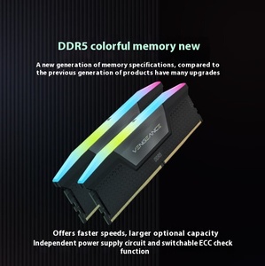 Corsai-R CMH PRO 16G * <strong>2</strong> / 32G * <strong>2</strong> <strong>DDR5</strong> Pirate Ship Gaming RAM with RGB Light Bar 6000 6400 16GB 32GB Computer <strong>Memory</strong> - Product Image 4