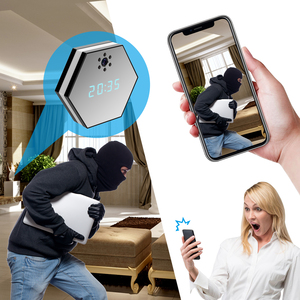 Z17 Smart WiFi Clock Camera 1080P Audio bidireccional con botón de llamada Smart Baby Monitor Sistema de seguridad para el hogar Red inalámbrica 4G - Product Image 4