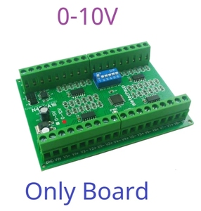 N4DVA16 0-5V 0-10V电压采集模块16CH差分模拟输入模块RS485 Modbus RTU，用于PLC HMI电池组