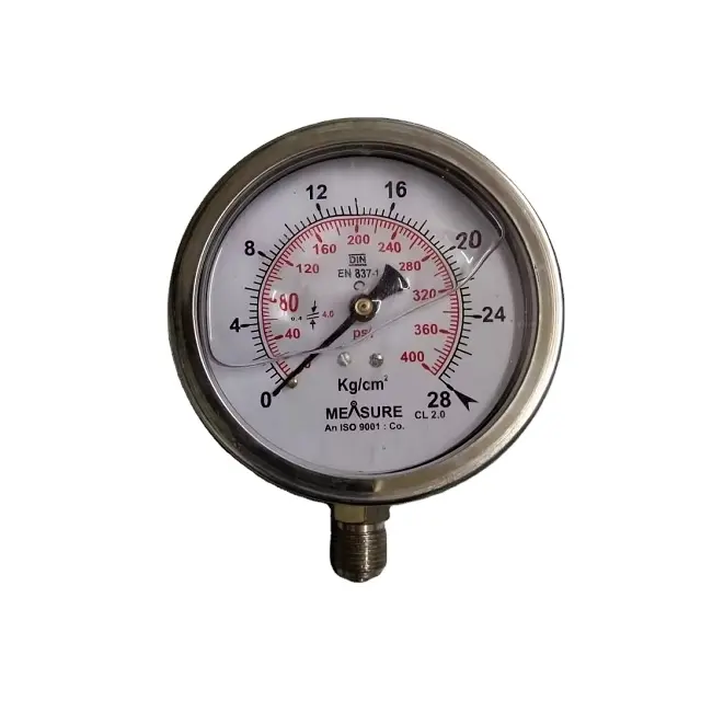 最高品質の圧力測定器油圧圧力計インドのサプライヤーから卸売価格で