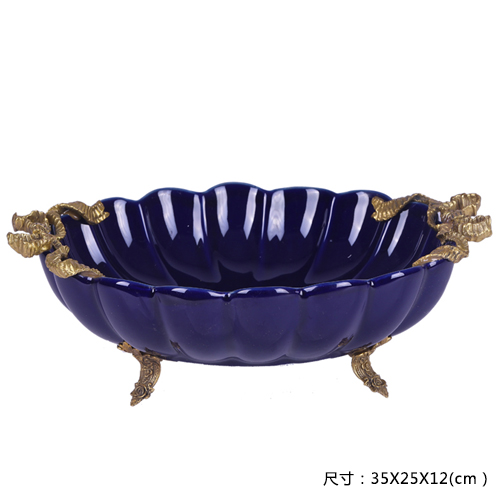 Ribbon Fruit Plate D472C