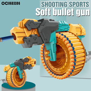 40 mermi yumuşak kurşun tabanca oyuncak silahlar ve uygulama çekim oyunları yetişkinler için - Product Image 2