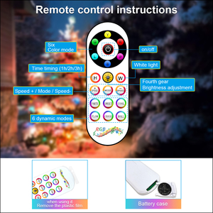 New Indoor <strong>Multi</strong> <strong>Color</strong> RGB Holiday <strong>String</strong> <strong>Lights</strong> Outdoor Waterproof Remote Control Tree LED Decorative <strong>String</strong> <strong>Lights</strong> - Product Image 5