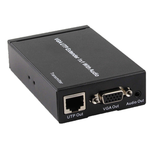 VGA-300HD grado Industrial VGA Extensor ampliado Video de Audio del transmisor receptor 300m 1080P RJ45 Cat5e VGA UTP Extender - Product Image 4