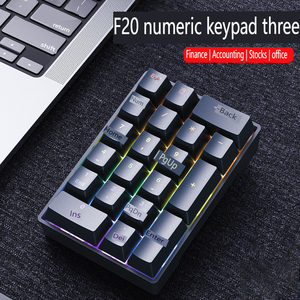 Wholesale Wired <strong>Usb</strong> Mechanical <strong>Numeric</strong> Keypad With 20 <strong>Keys</strong> Separated From Laptop External Mini Financial Office. - Product Image 2