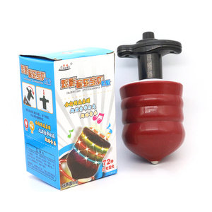 1-5个木制陀螺仪玩具旋转七彩发光陀螺发射器 - Product Image 6