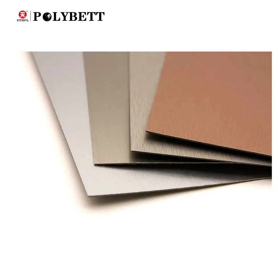 Neues Design 1,5mm dekorative metallische Farbe strukturierte Formica Laminat HPL Kompakt platten für Möbel