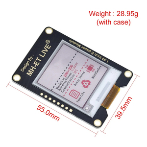 Modulo Epaper da 1.54 pollici E-paper E-Ink EInk Display schermo SPI supporto globale/parte lampone pi ESP32 - Product Image 5