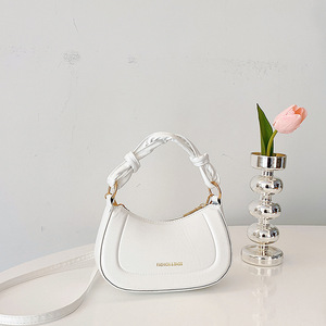 2023 Autumn Winter New Release Popular Joker Joker Net Red Solid Color Knot Handbag Waterproof Korean Style Messenger <strong>Bag</strong> Women