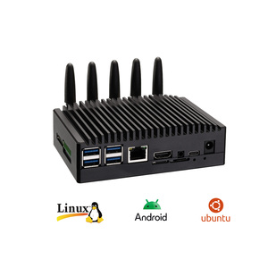 RS485 RS232 IoT braccio RK 3588 Rk3568 Linux Android Fanless robusto bordo Computing industria scatola industriale Mini PC Computer incorporato