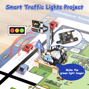 ACEBOTT ESP32 STEM Intelligente Transports chule Smart Home Kit Education Solution Series mit Lehrmittel für Arduino
