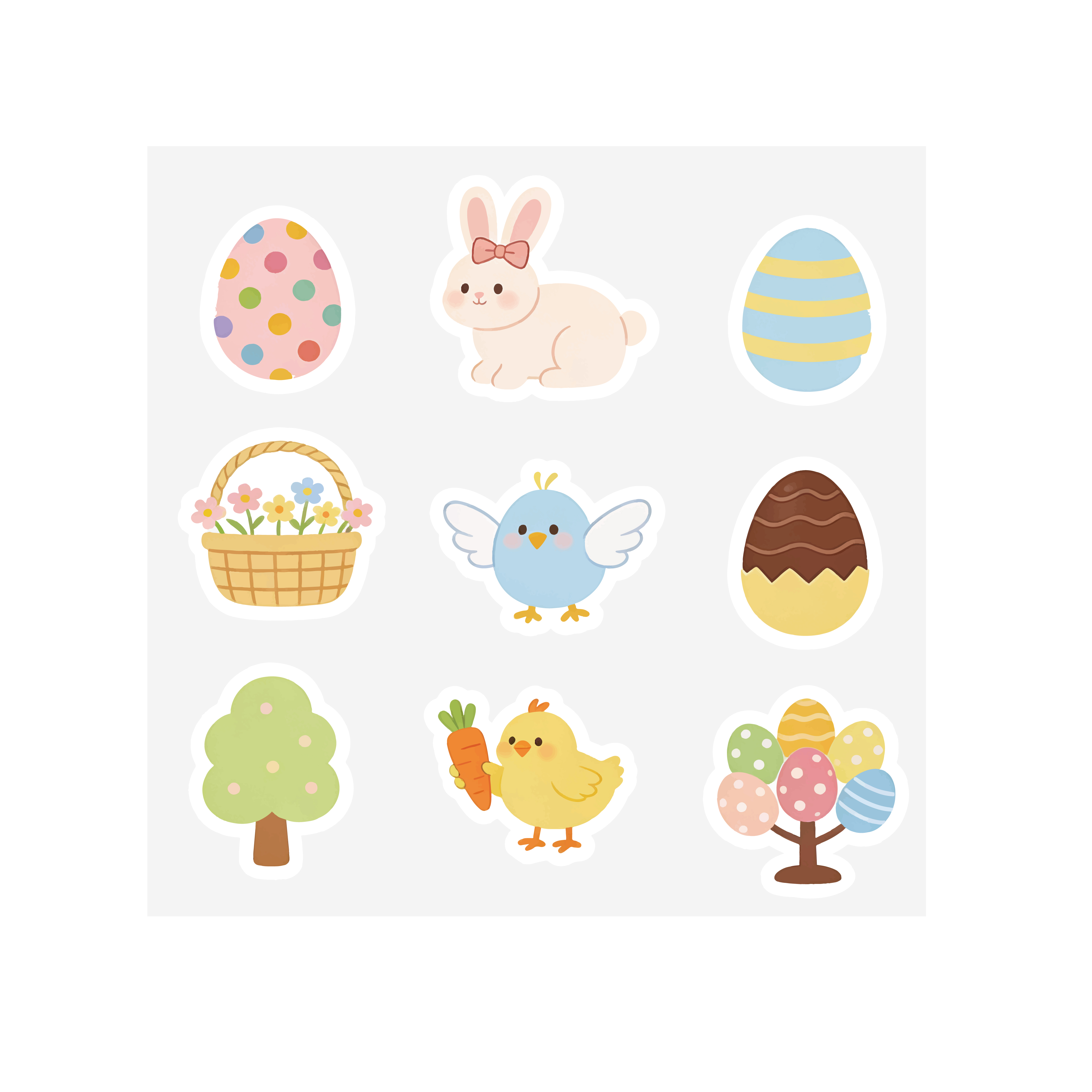 Patch bouton de Pâques 9 points