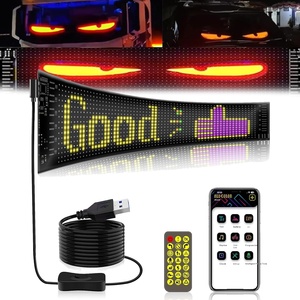หน้าจอโฆษณา LED ยืดหยุ่นได้สำหรับแอปหน้าจอแสดงผลบนรถยนต์แบบนิ่มสำหรับแหล่งควบคุมบลูทูธผู้ผลิตใหม่6V - Product Image 1