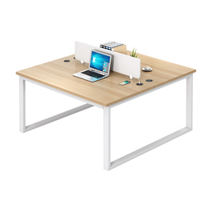 <strong>Customized</strong> Modular Office Furniture 4 Way <strong>Computer</strong> <strong>Desk</strong> Workstation With Cpu and Keyboard - Product Image 1