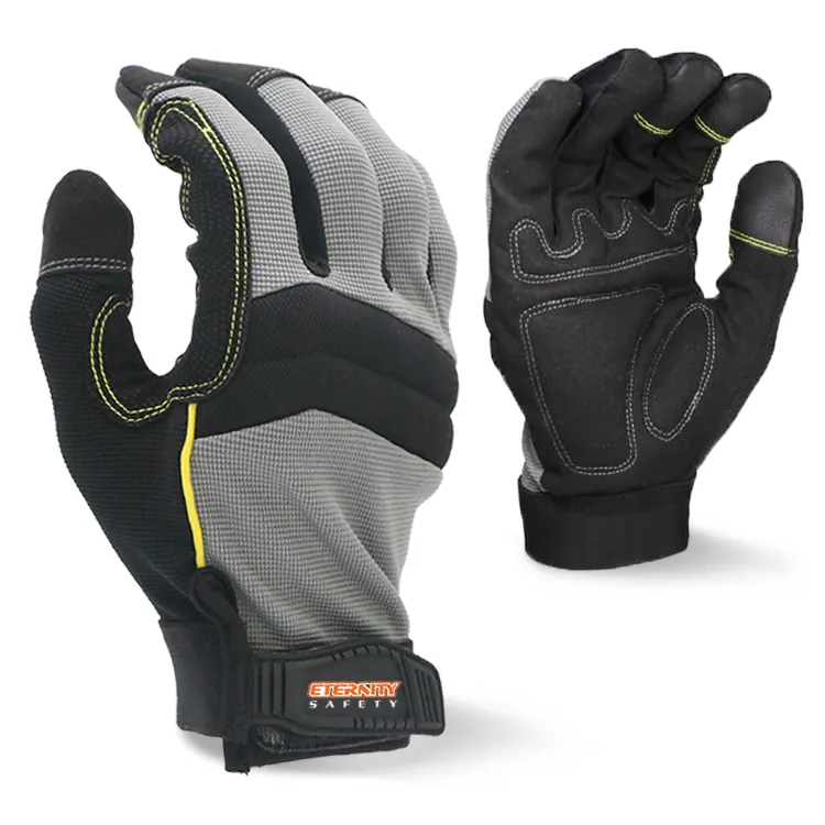 ENTE SAFETY Guantes DE TRABAJO mecánicos de trabajo ligero impermeables y cálidos, protección antivibración