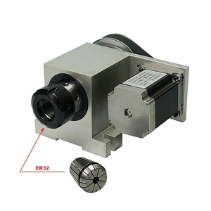 Cnc 路由器零件旋转轴 4 轴 3M-6-ER32 与 ER32 夹头卡盘和 Nema 23 电机 DIY cnc 铣床 - Product Image 4