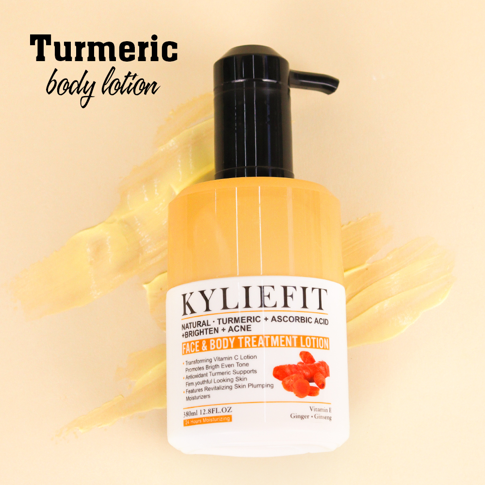 lotion pour le corps au curcuma