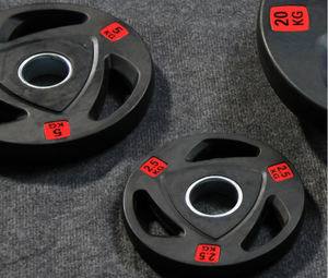 High Quality Free Weight Plate 3 Holes Gym&amp;Home Use Exercise Gym Equipment Barbell <strong>Disc</strong>
