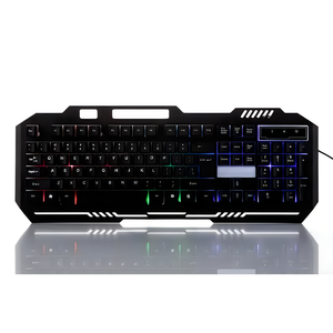 Retroilluminato LED meccanico tastiera mouse combo su misura teclado cablato USB gaming OEM Regno Unito russo ABNT2 tastiera del computer per giocatore - Product Image 1
