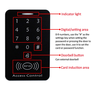 RFID Mini <strong>Access</strong> <strong>Control</strong> <strong>System</strong> &amp; Products Intercom Device <strong>Machine</strong> Electronic Lock Smart Garage Gate Opener Electric Digital - Product Image 5