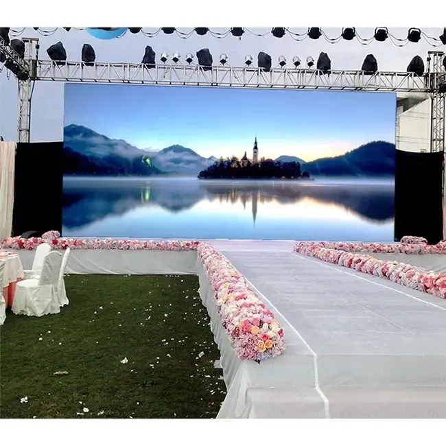 Легкая Аренда Светодиодная панель экрана 500x500 мм Наружная для концерта p3.91 рекламный светодиодный дисплей настенный