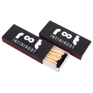 Toptancı özel Logo baskılı Matchsticks ambalaj UV kaplama maçlar için mat folyo kaplama ile düz kutulu tasarım - Product Image 4