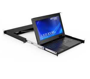 15.6&quot; LCD <strong>KVM</strong> <strong>Switch</strong> <strong>8</strong> Port VGA + <strong>8</strong> Cables, MT-VIKI LED 1U Rackmount <strong>KVM</strong> Drawer Console, 15 Inch LCD <strong>KVM</strong> <strong>Switch</strong>