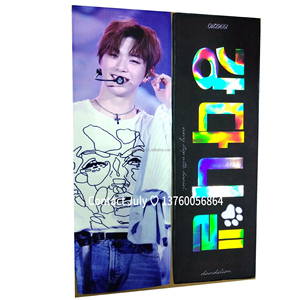 Yüksek kaliteli bts sloganı havlu özel k-pop kumaş afiş sihirli yansıtıcı kumaş bts tezahürat sloganı afiş - Product Image 6