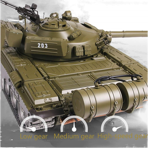 Uzaktan kumandalı Tank 1/16 ölçekli Model tankı oyuncaklar simülasyon parça/ses/eylem ve duman hediyeler yetişkinler ve çocuklar için - Product Image 3