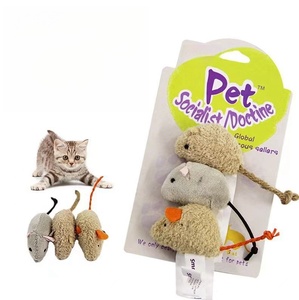 Gran oferta, estilo de dibujos animados, gato, hierba gatera, juguete de peluche interactivo, juguete para masticar mascotas con excelente característica de burlas - Product Image 1