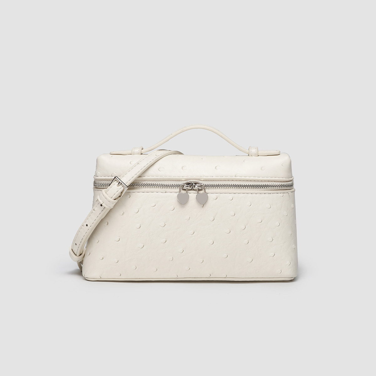Motif autruche beige