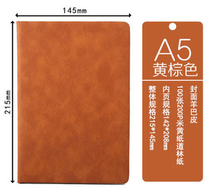 Cuaderno A5 de cubierta suave con logo en relieve, cuaderno personalizado de color, papelería de negocios, diario para estudiantes - Product Image 6