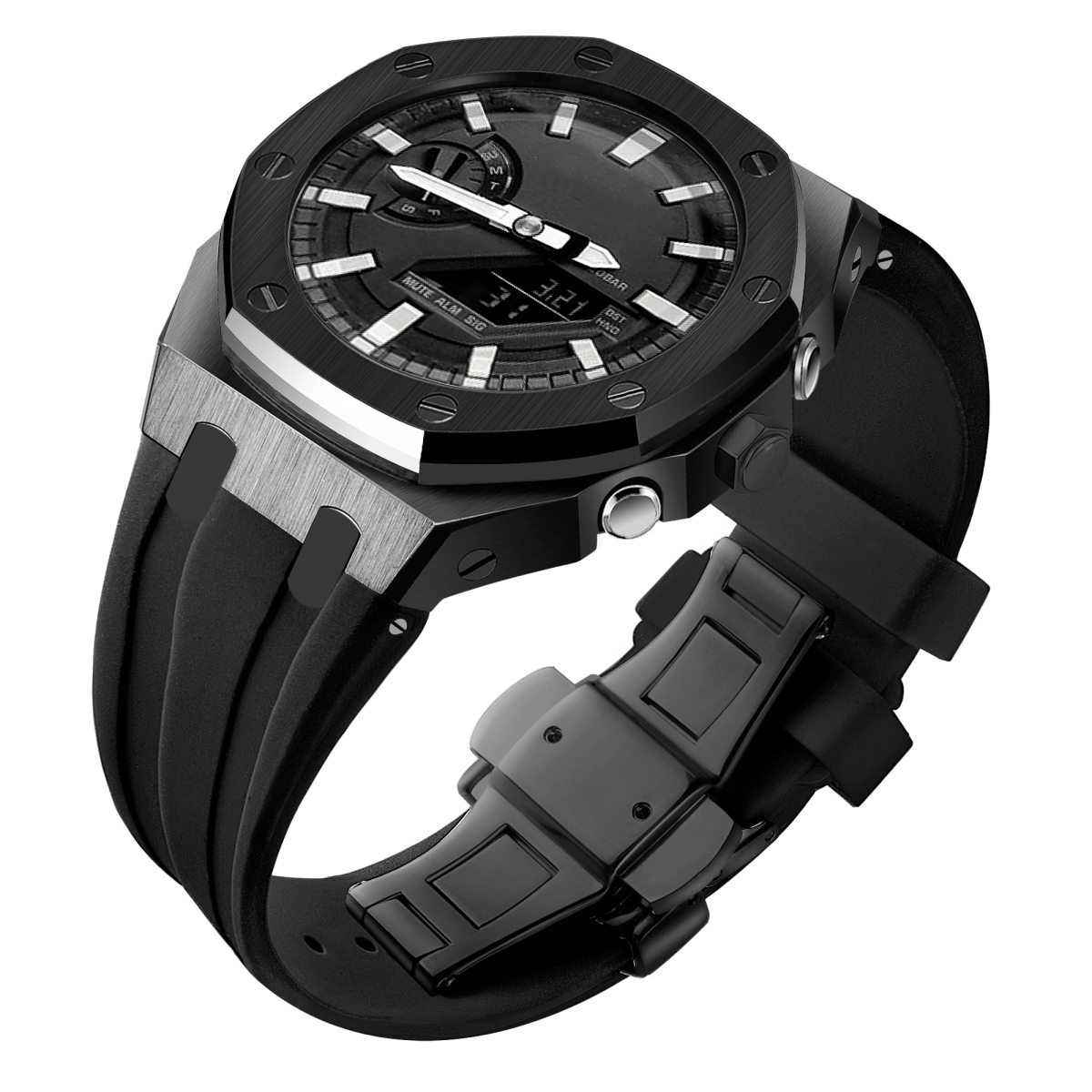 Étui noir + bracelet noir