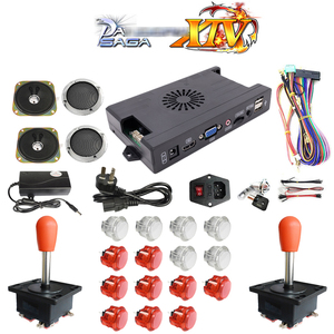 Kit de arcade con joystick de botón LED 14 3390 juegos 3D WiFi familia 2 jugadores kits de consola Arcade - Product Image 3