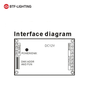 DC12V 3ch dmx512 релейный переключатель rgbw Декодер контроллер для светодиодного освещения - Product Image 5