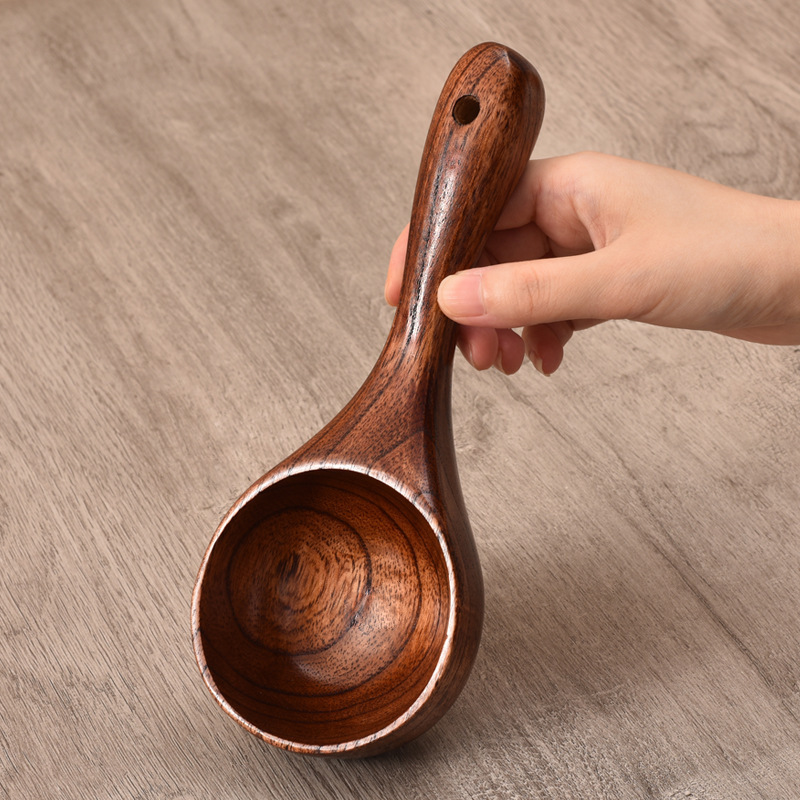 Cuillère à bouillie en bois de jujubier 22*9cm