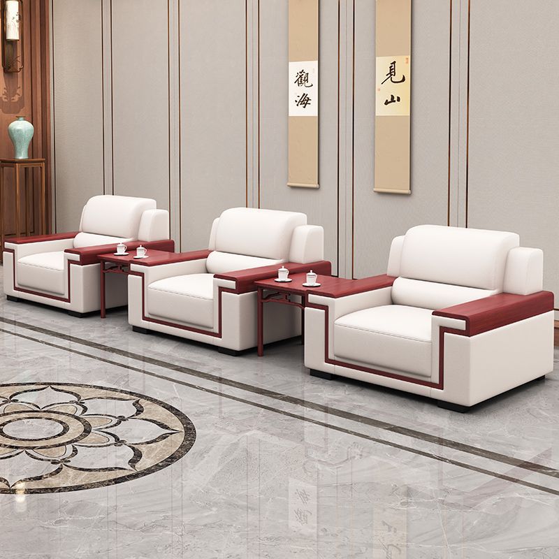 Single seat, single seat, single seat, two tall side tables