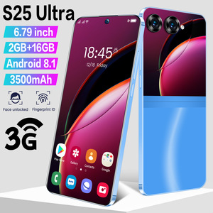 Android 8.1 cep telefonu S25UItra 6.79 inç yüksek çözünürlüklü ekran cam arka kapak ucuz 3G cep telefonu 2GB + 16GB akıllı telefon - Product Image 4