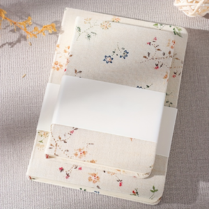 Tree <strong>Print</strong> Linen Cover <strong>Notebook</strong> Handmade University Ruled Journal Floral Diary <strong>with</strong> Inner Pages - Product Image 4