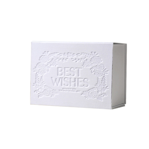 窓付き10x10のカスタム磁気白小さな結婚式の包装ギフトボックス - Product Image 2