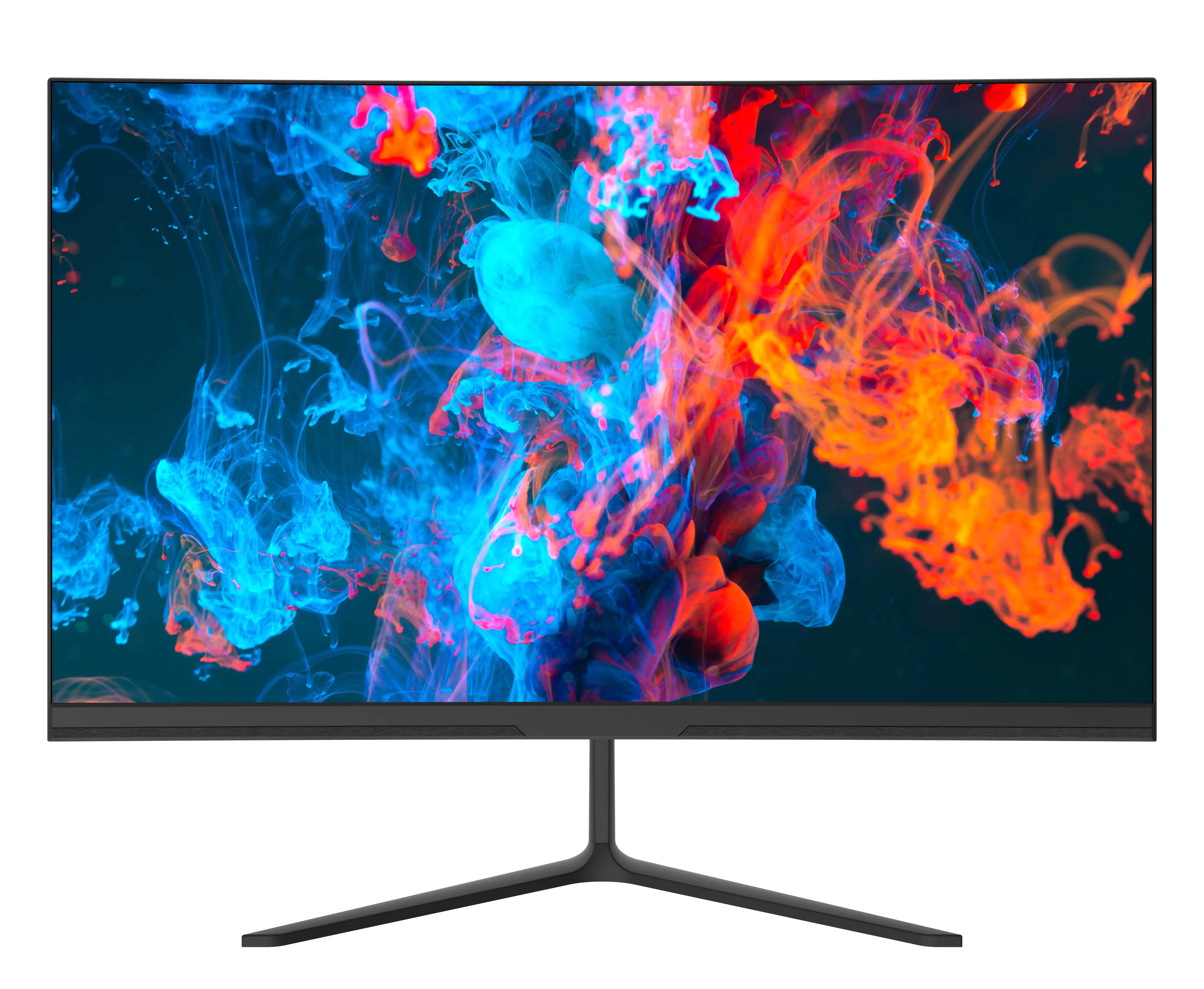 Fabrika toptan FHD çözünürlük 24 inç kavisli LCD 75Hz LED masaüstü bilgisayar monitörü