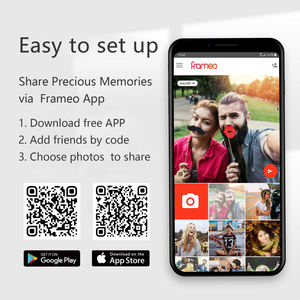 Wooden Frameo Wifi <strong>Digital</strong> <strong>Photo</strong> <strong>Frame</strong> 10.1 Inch <strong>Multi</strong>-color Video Picture <strong>Digital</strong> <strong>Frames</strong> - Product Image 4