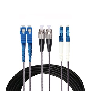 3毫米60m单模光纤跳线SC至LC FC至FC ST APC UPC通信电缆跳线，用于光学光纤通信系统 - Product Image 5