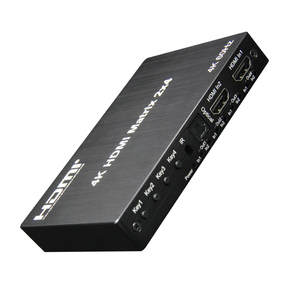 4K 60hz HDMI Matrix 2x4 with audio HDMI Matrix 2 in <strong>4</strong> out optical - Product Image 4