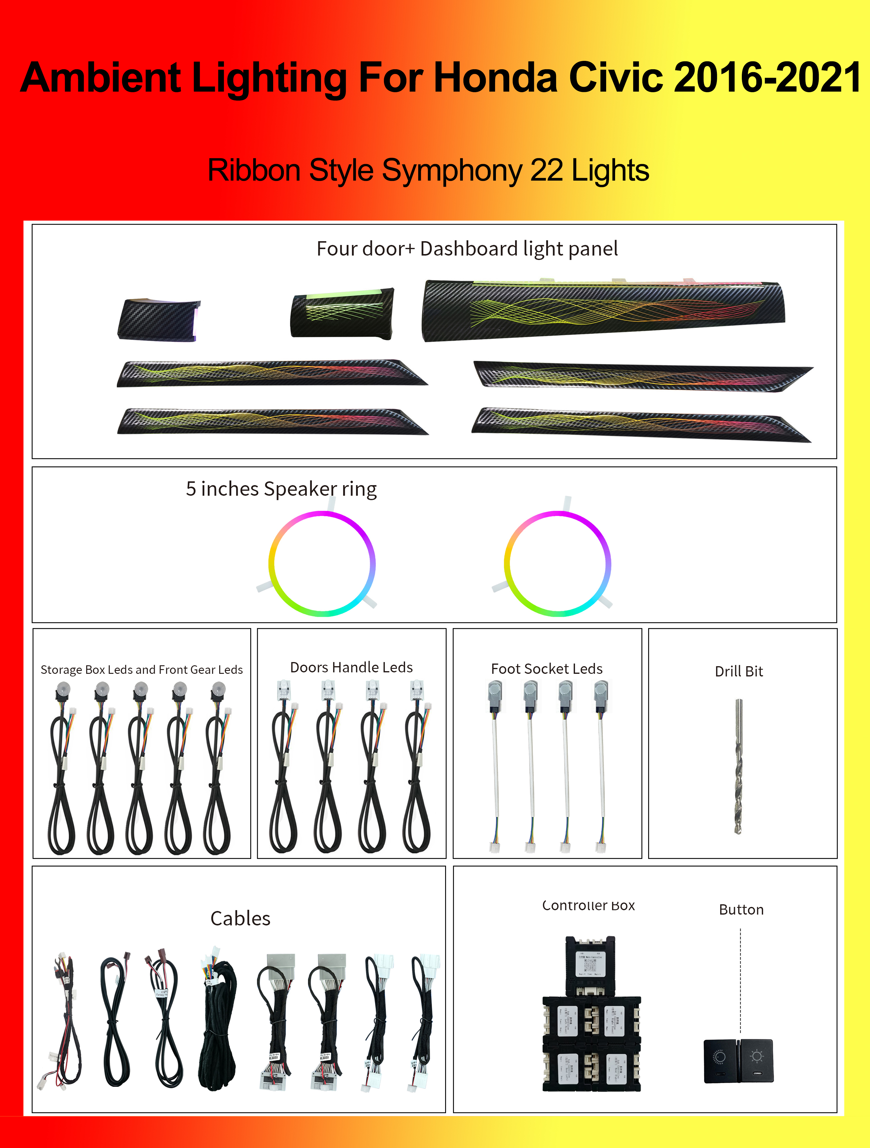 Ribbon Style Symphony 22 Lights