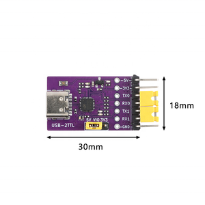Interfaccia CH342 USB Type-C 3mbps modulo di conversione di comunicazione Chip ad alta velocità USB a 2TTL porta seriale componenti elettronici