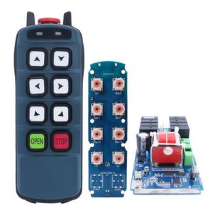 Telecomando senza fili a 6 pulsanti Anti-corrosione Mini gru con ricevitore 433MHz 315MHz frequenza codice fisso - Product Image 1