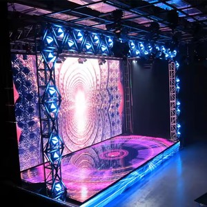 Los paneles de pista de baile interactivos más populares, pantalla Led P2.9 a todo color para sala de vídeo Led inmersiva 3D - Product Image 2